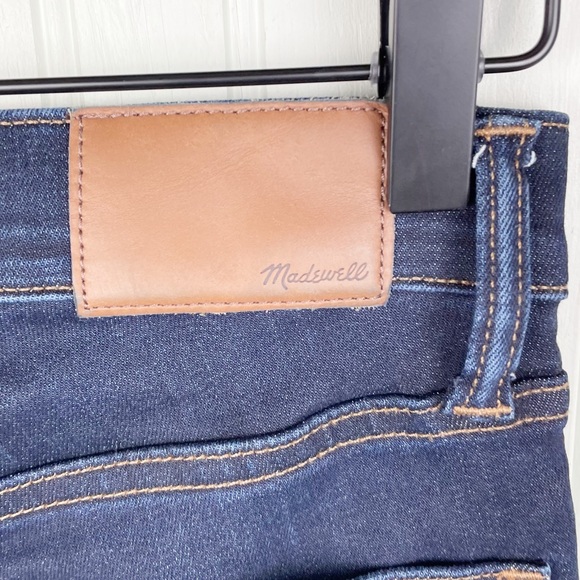 Madewell 9" High-Rise Skinny Jeans in Larkspur Dark Wash Denim F8990 Size 24 - Picture 11 of 13